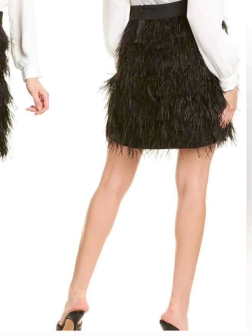 NWT, J. McLaughlin Melina feather skirt, Size 12